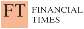 Financial Times logo with FT letters for financial news