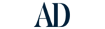 AD Logo con le lettere AD in colore blu scuro