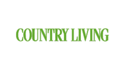 Green COUNTRY LIVING logo on black background